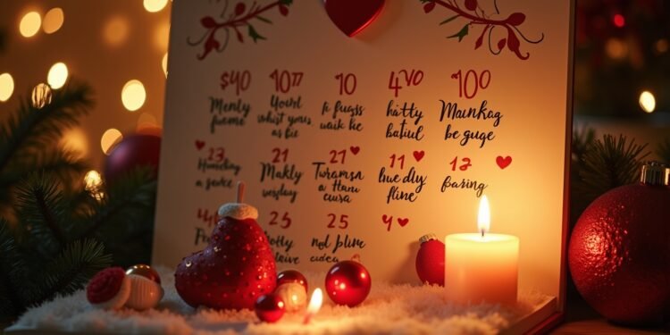 24 sprüche für adventskalender liebe-Titel